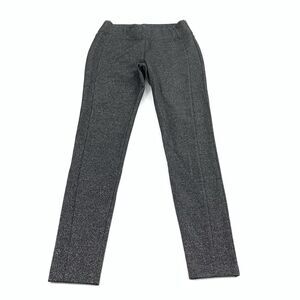 LOFT Ann Taylor Pleated Pull On Ankle Trousers Pants Size Small Gray Silver S